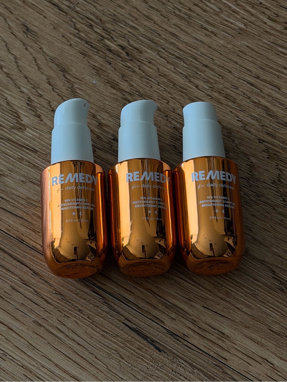 REMEDY Brightening Serum - 3 pack - 0.5 fl oz each
